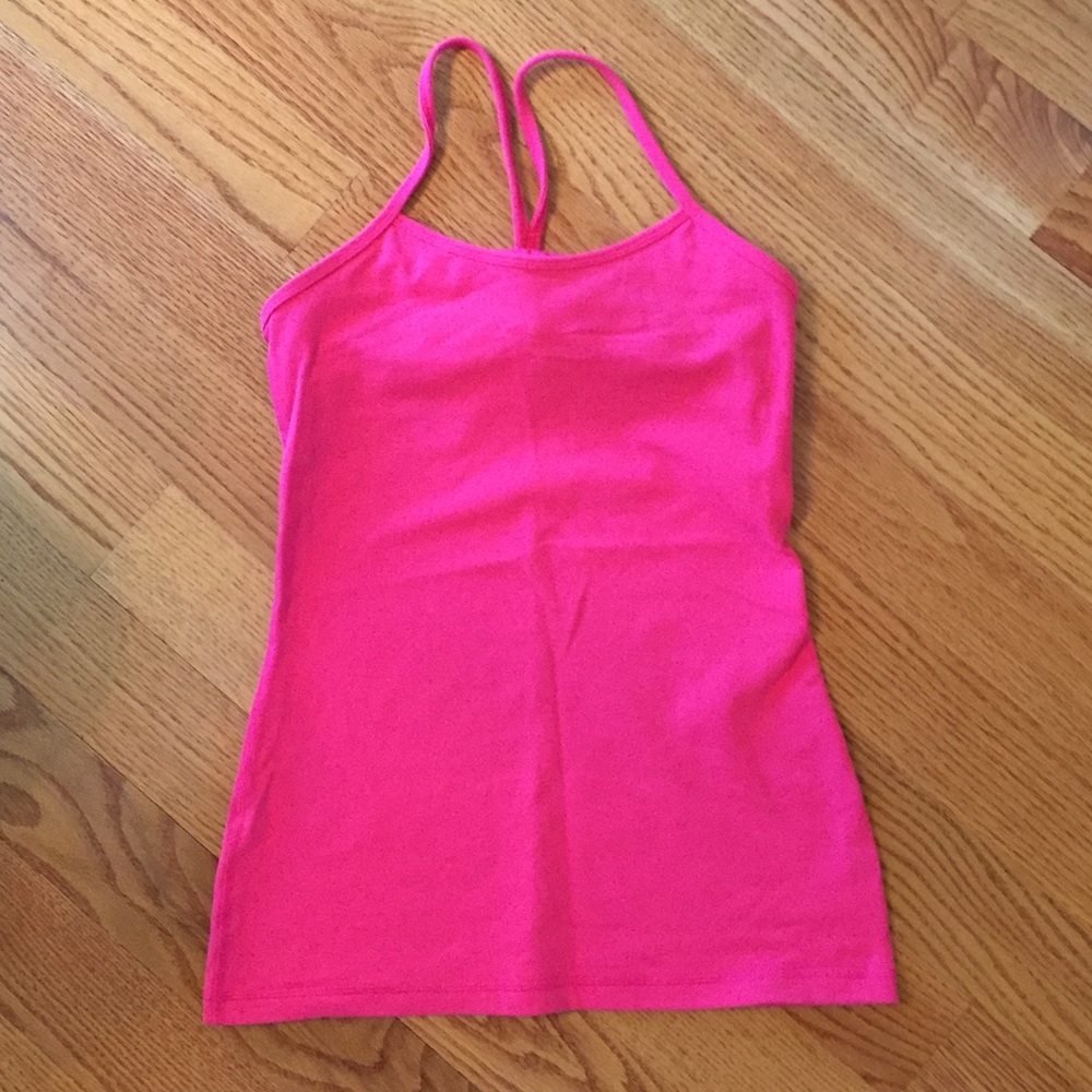 Lululemon Power Y tank coral size 6